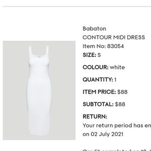 Aritiza Babaton CONTOUR MIDI DRESS